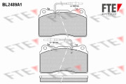 BL2489A1 Sada brzdových destiček, kotoučová brzda FTE