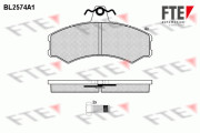 BL2574A1 FTE sada brzdových platničiek kotúčovej brzdy BL2574A1 FTE