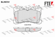 BL2607A1 FTE sada brzdových platničiek kotúčovej brzdy BL2607A1 FTE