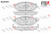 9010910 FTE sada brzdových platničiek kotúčovej brzdy 9010910 FTE