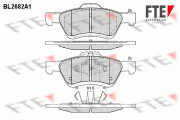 BL2682A1 FTE sada brzdových platničiek kotúčovej brzdy BL2682A1 FTE