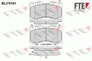 BL2701A1 Sada brzdových destiček, kotoučová brzda FTE