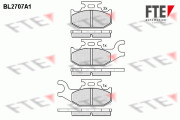 9010933 FTE sada brzdových platničiek kotúčovej brzdy 9010933 FTE