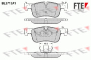 9010939 FTE sada brzdových platničiek kotúčovej brzdy 9010939 FTE