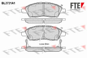 BL2721A1 FTE sada brzdových platničiek kotúčovej brzdy BL2721A1 FTE