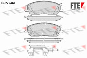 BL2724A1 FTE sada brzdových platničiek kotúčovej brzdy BL2724A1 FTE