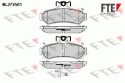 BL2725A1 FTE sada brzdových platničiek kotúčovej brzdy BL2725A1 FTE