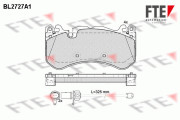 BL2727A1 FTE sada brzdových platničiek kotúčovej brzdy BL2727A1 FTE