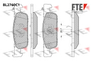 BL2760C1 FTE sada brzdových platničiek kotúčovej brzdy BL2760C1 FTE