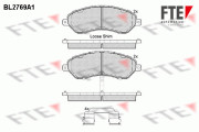 BL2769A1 FTE sada brzdových platničiek kotúčovej brzdy BL2769A1 FTE