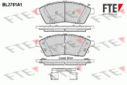 BL2781A1 FTE sada brzdových platničiek kotúčovej brzdy BL2781A1 FTE