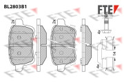 BL2803B1 Sada brzdových destiček, kotoučová brzda FTE