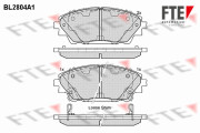 BL2804A1 FTE sada brzdových platničiek kotúčovej brzdy BL2804A1 FTE