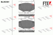 BL2823A1 FTE sada brzdových platničiek kotúčovej brzdy BL2823A1 FTE