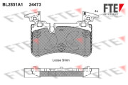 BL2851A1 FTE sada brzdových platničiek kotúčovej brzdy BL2851A1 FTE