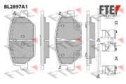 BL2897A1 FTE sada brzdových platničiek kotúčovej brzdy BL2897A1 FTE