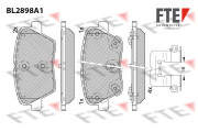 BL2898A1 FTE sada brzdových platničiek kotúčovej brzdy BL2898A1 FTE