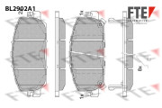 BL2902A1 FTE sada brzdových platničiek kotúčovej brzdy BL2902A1 FTE