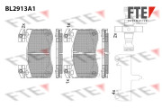 BL2913A1 FTE sada brzdových platničiek kotúčovej brzdy BL2913A1 FTE