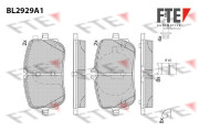 BL2929A1 FTE sada brzdových platničiek kotúčovej brzdy BL2929A1 FTE