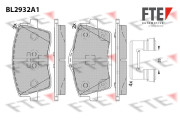 9011176 FTE sada brzdových platničiek kotúčovej brzdy 9011176 FTE