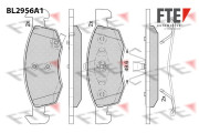 9011199 FTE sada brzdových platničiek kotúčovej brzdy 9011199 FTE