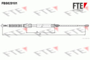 FBS020101 Tažné lanko, parkovací brzda FTE