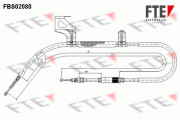 FBS02080 FTE żażné lanko parkovacej brzdy FBS02080 FTE