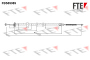 FBS09089 FTE żażné lanko parkovacej brzdy FBS09089 FTE