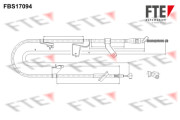 9250476 FTE żażné lanko parkovacej brzdy 9250476 FTE