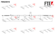 FBS25016 FTE żażné lanko parkovacej brzdy FBS25016 FTE