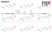 FBS25033 FTE żażné lanko parkovacej brzdy FBS25033 FTE