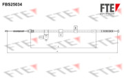 FBS25034 FTE żażné lanko parkovacej brzdy FBS25034 FTE