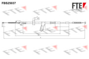 FBS25037 FTE żażné lanko parkovacej brzdy FBS25037 FTE