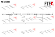 FBS25040 FTE żażné lanko parkovacej brzdy FBS25040 FTE