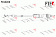 FKS05018 Tažné lanko, ovládání spojky FTE
