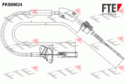 FKS09024 Tažné lanko, ovládání spojky FTE