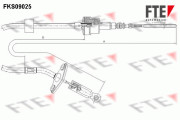 FKS09025 Tažné lanko, ovládání spojky FTE