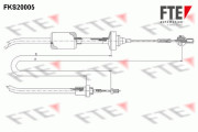 FKS20005 FTE lanko ovládania spojky FKS20005 FTE