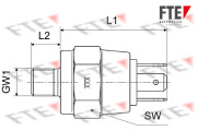 9910220 FTE spínač brzdových svetiel 9910220 FTE