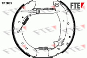 9110021 FTE sada brzdových čeľustí 9110021 FTE