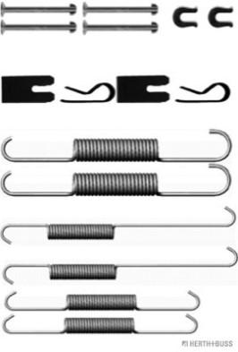 J3562014 Sada příslušenství, brzdové čelisti HERTH+BUSS JAKOPARTS