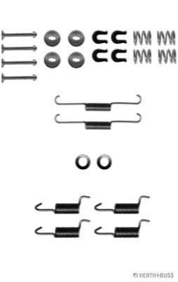 J3565010 Sada příslušenství, brzdové čelisti HERTH+BUSS JAKOPARTS