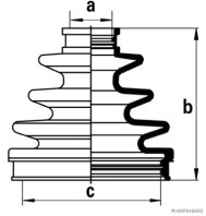 J2862006 HERTH+BUSS JAKOPARTS manżeta hnacieho hriadeľa - opravná sada J2862006 HERTH+BUSS JAKOPARTS