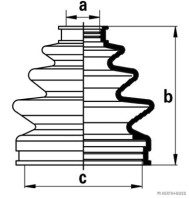 J2864003 HERTH+BUSS JAKOPARTS manżeta hnacieho hriadeľa - opravná sada J2864003 HERTH+BUSS JAKOPARTS