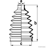 J2865011 HERTH+BUSS JAKOPARTS manżeta hnacieho hriadeľa - opravná sada J2865011 HERTH+BUSS JAKOPARTS