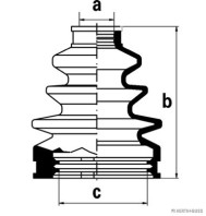 J2882005 HERTH+BUSS JAKOPARTS manżeta hnacieho hriadeľa - opravná sada J2882005 HERTH+BUSS JAKOPARTS
