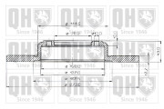 BDC1064 Brzdový kotouč QUINTON HAZELL