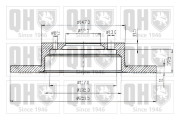 BDC3191 Brzdový kotouč QUINTON HAZELL