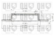 BDC3200 Brzdový kotouč QUINTON HAZELL